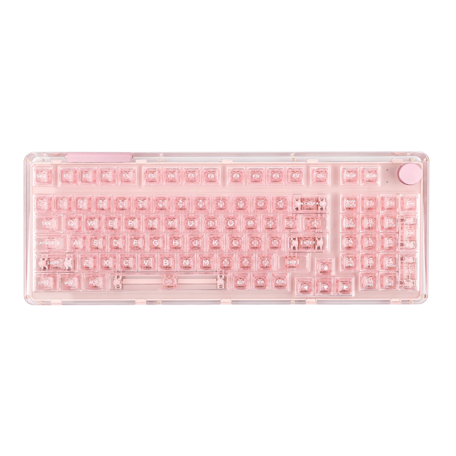KiiBOOM Phantom 98 98-Key Plate-Mounted Wired/BT5.0/2.4GHz Wireless NKRO Mechanical Keyboard with 8000mAh Battery