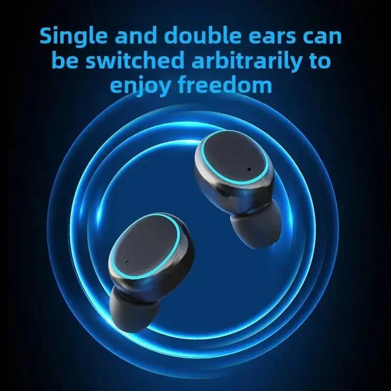 Original TWS Wireless Headphones LED Power Earphones Digital Display Headset Stereo Sound Bluetooth apply to smartphones