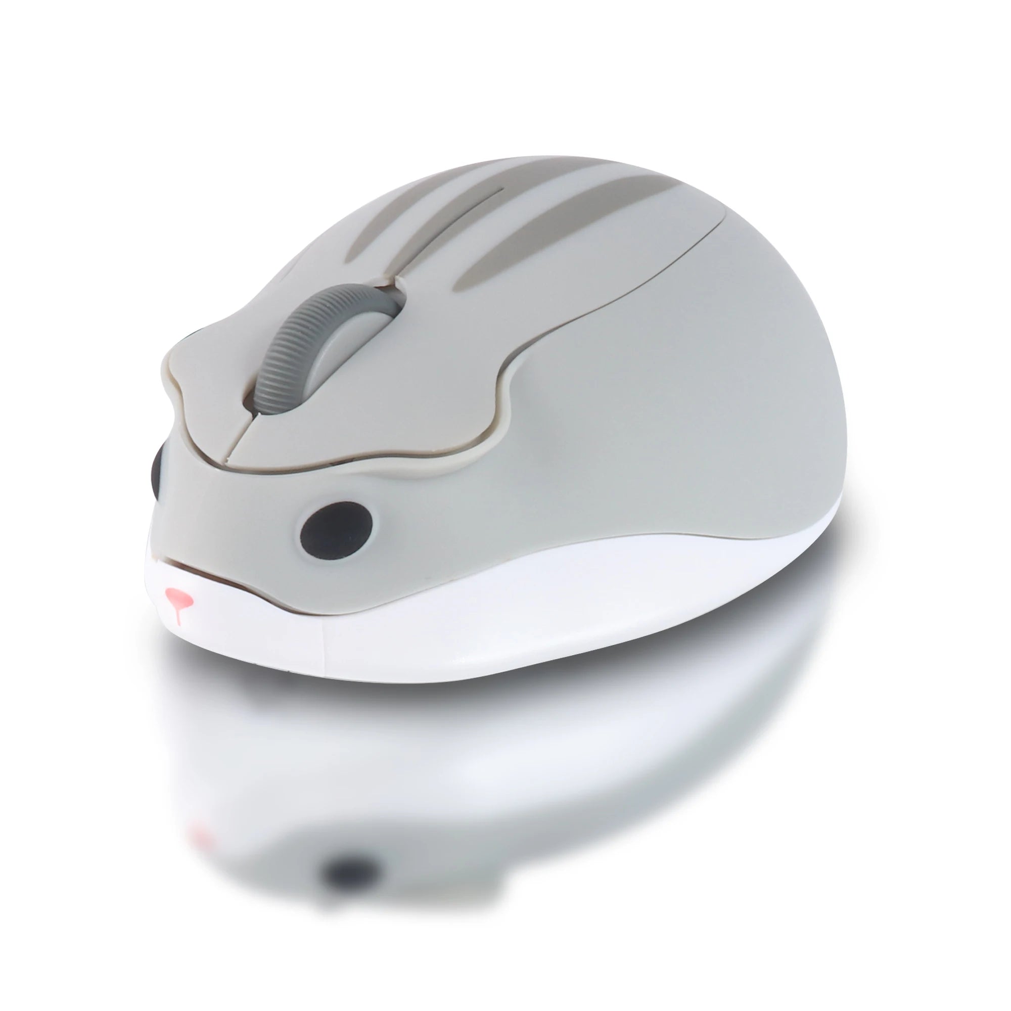 Cute Hamster Wireless Mouse 2.4G Bluetooth Dual-mode Silent Lightweight For Office PC Laptop Women Gift